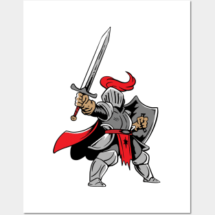 A Knight Motive Ready To Fight Posters and Art